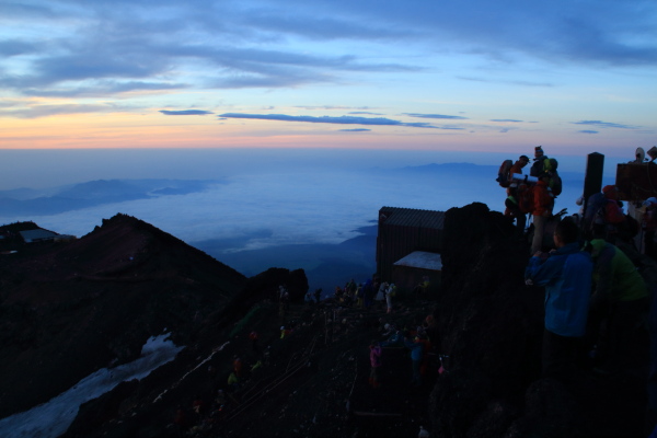 富士登山2013【登山編】富士山ご来光④