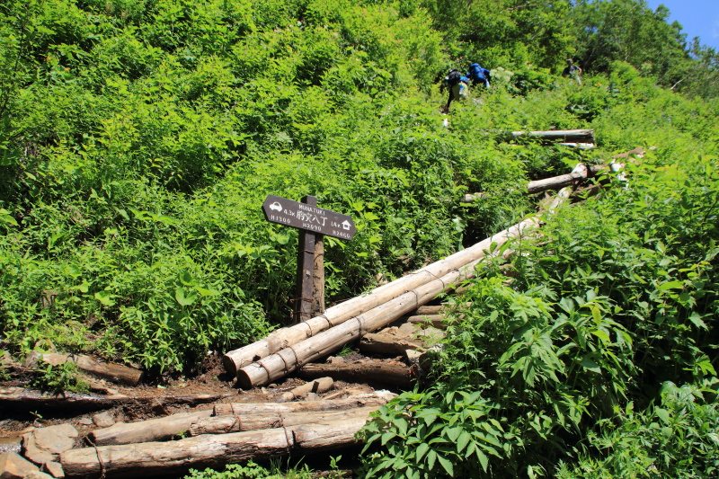 常念岳【登山編】胸突八丁
