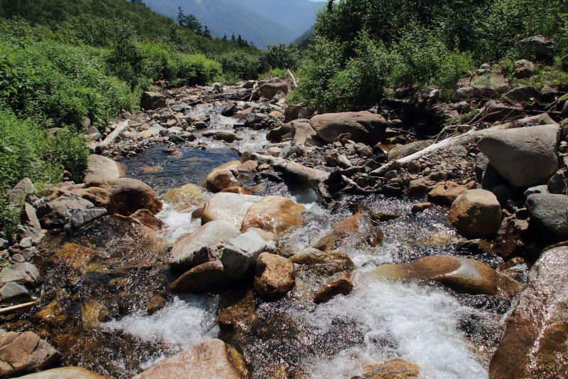 常念岳【登山編】沢