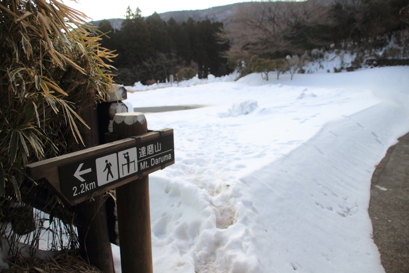 戸田峠の達磨山登山口