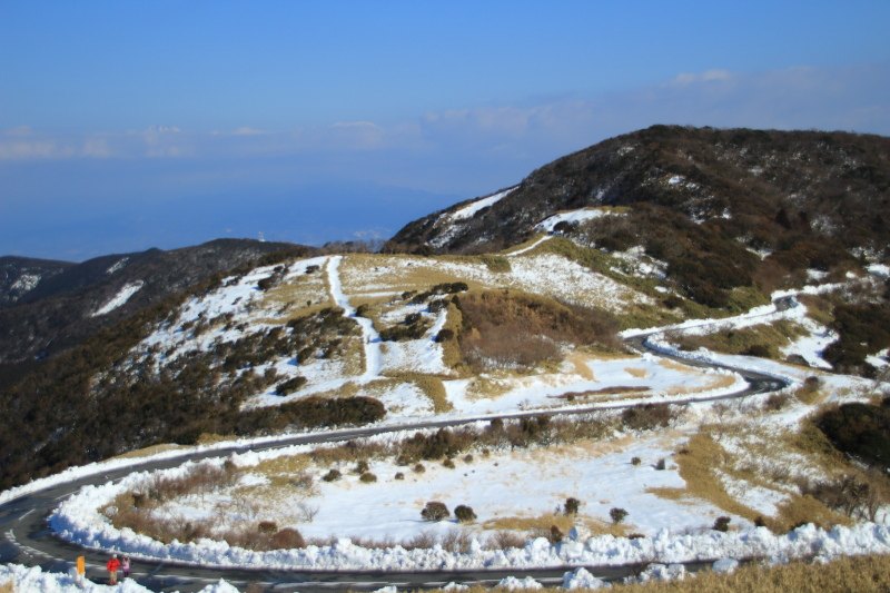 西伊豆スカイライン-達磨山_登山道からの風景1