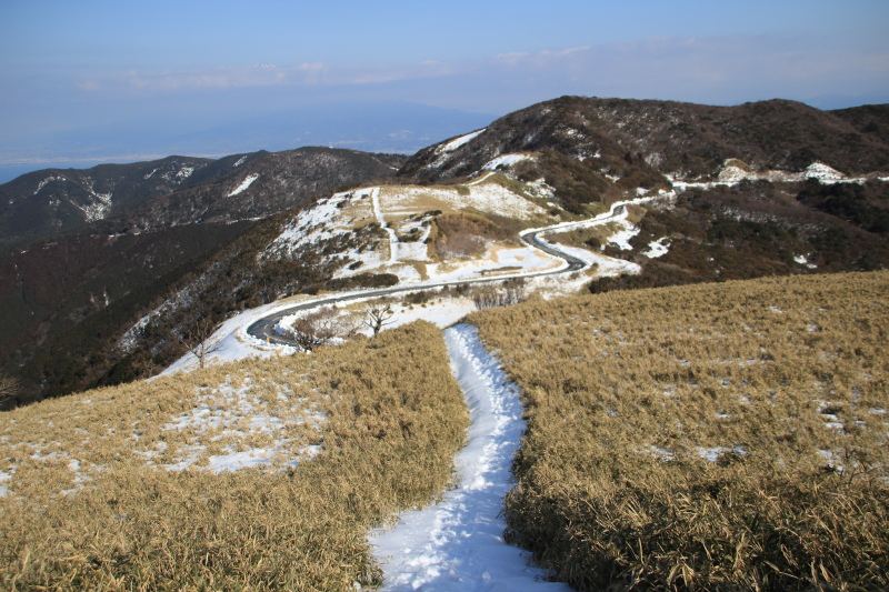 西伊豆スカイライン-達磨山_登山道からの風景2