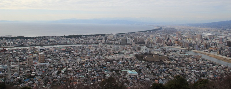 香貫山_展望台からの景色