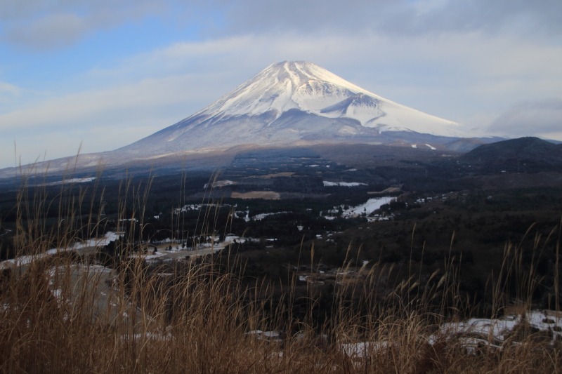 十里木高原展望台からの富士山