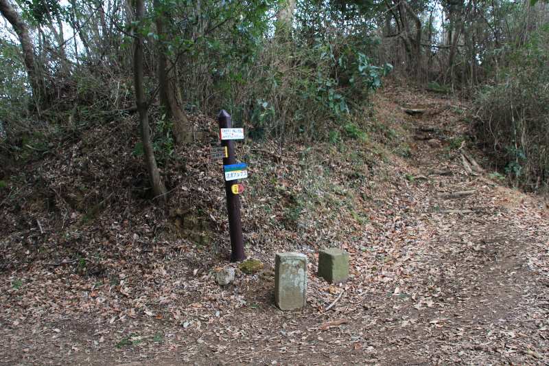 横山峠_道標
