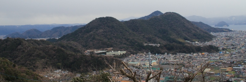 香貫山_展望台からの沼津アルプス