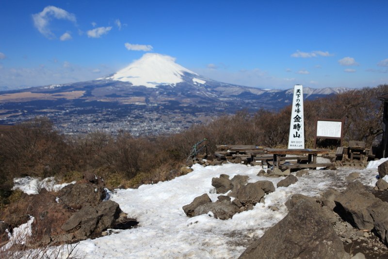 金時山山頂