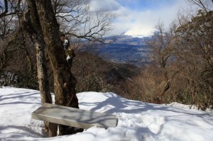 金時山ベンチ