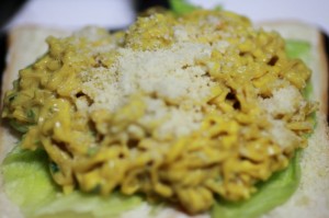 カレーヌードルホットサンド_工程5