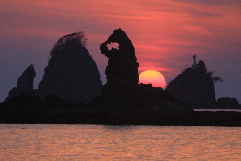 大田子の夕陽13