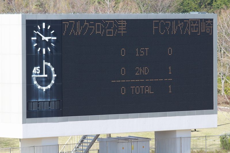 JFL第4節アスルクラロ沼津_試合結果