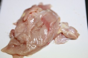 天城軍鶏_鶏ハム工程1