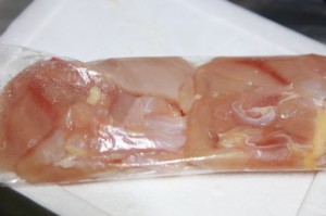 天城軍鶏_鶏ハム工程2