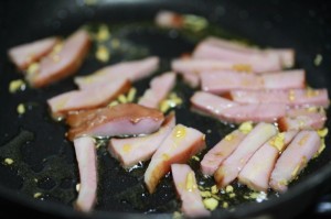 ベーコンチーズ丼_工程2