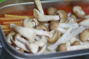 カニクリームパスタ_工程1