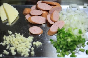 メスティンで簡単ジャンバラヤ_材料