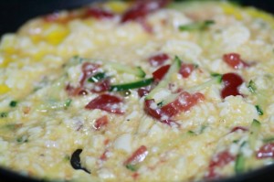 ふわふわ豆腐オムレツ丼_工程3