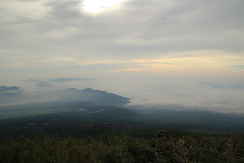 2.山中湖と雲海