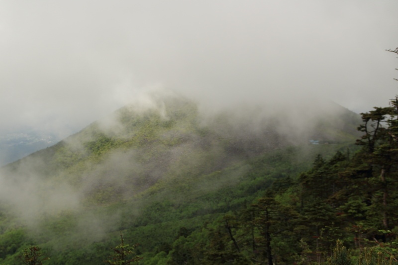 編笠山の展望