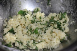 味噌焼きおにぎり de クスクス_工程3
