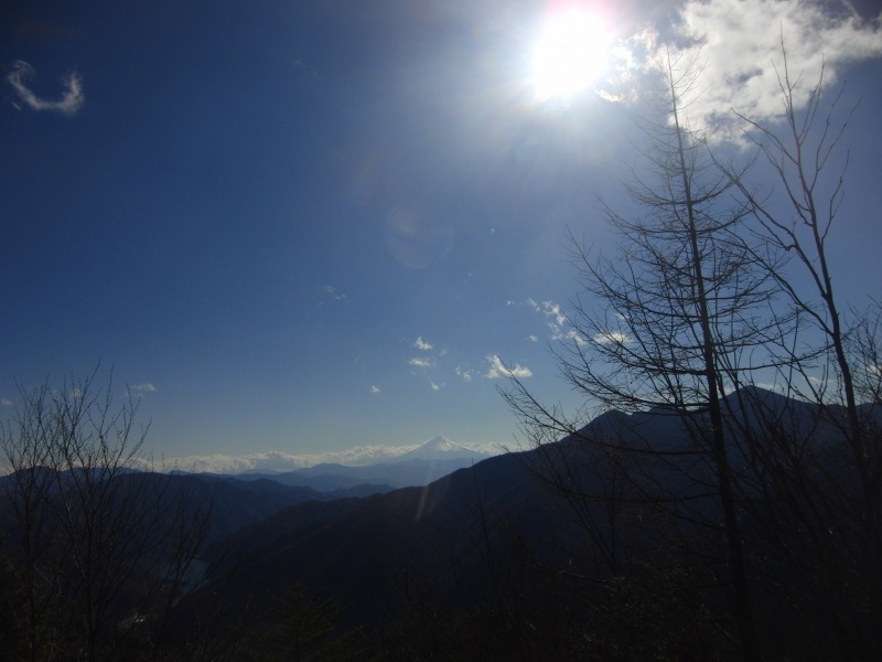 13.甲武信ヶ岳_徳ちゃん新道からの富士山