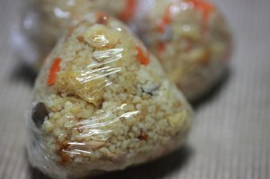 炊き込みご飯 de クスクス_おにぎり