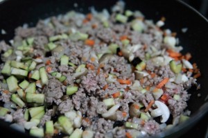 キーマカレー de クスクス_工程3