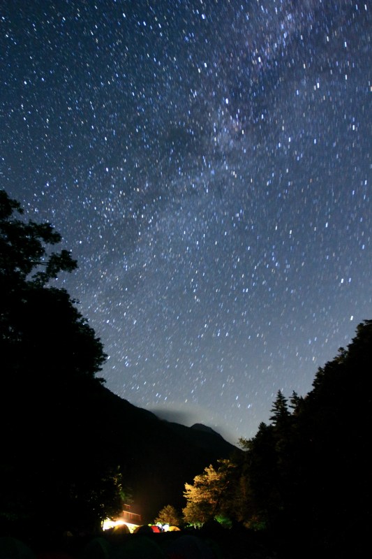 長衛小屋からの星空