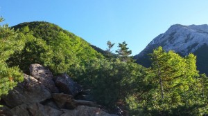 駒津峰と甲斐駒ケ岳