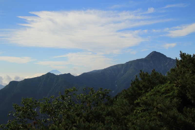 富士山と北岳