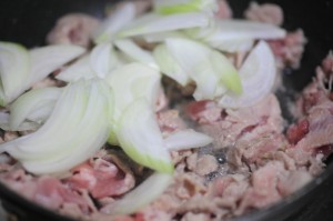 つゆだく豚丼 de クスクス_工程3