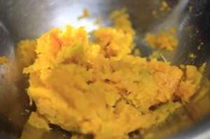 かぼちゃ入りカルボナーラ_工程1