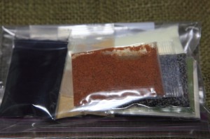 ジップ袋入り調味料