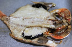 干物で金目鯛めし_工程1