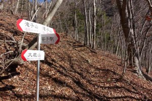 難路との合流点