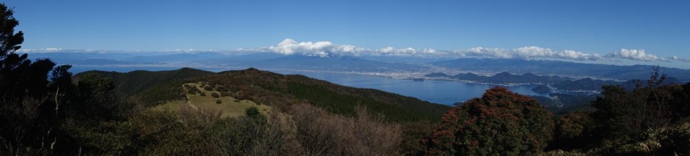 金冠山からのパノラマ風景