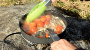 【缶詰料理祭】オイルサーディンのパスタ【山パスタ】_工程2