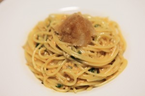 納豆みぞれカルボナーラ