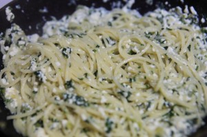 豆腐と小松菜の柚子胡椒パスタ_工程6