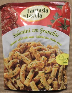 カニ入りセダニーニ Sedanini con granchio
