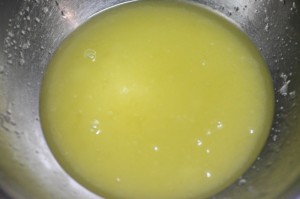マーブル模様のキャラメルケーキ_工程3