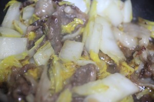 白菜と豚肉の簡単うま煮_工程4