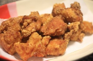 鶏胸肉で唐揚げ