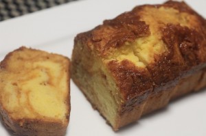 マーブル模様のキャラメルケーキ_工程10