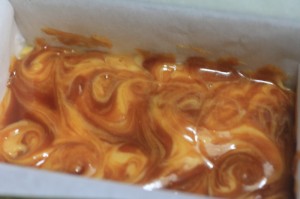 マーブル模様のキャラメルケーキ_工程9