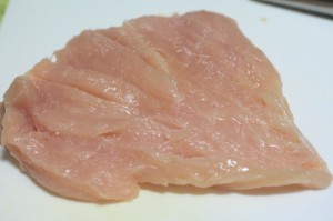 胸肉なのに柔らかサクサクのソースチキンカツ丼_工程2