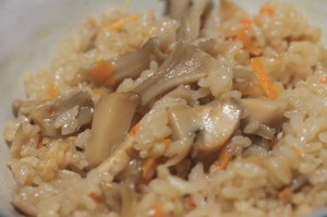 舞茸の炊き込みご飯