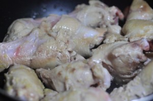 鶏手羽元のポン酢煮★柚子胡椒和え_工程3
