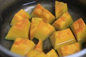 ほんのり梅風味のかぼちゃ煮_工程2