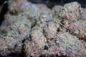 鶏手羽元の香草パン粉焼き_工程3